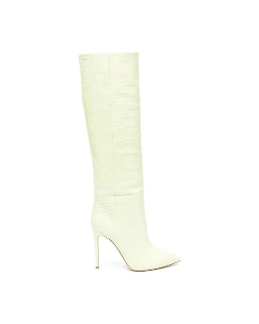 Paris Texas Yellow Over-The-Knee Boots