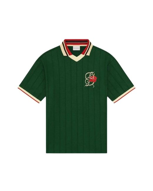 Drole de Monsieur Green Polo Shirts for men