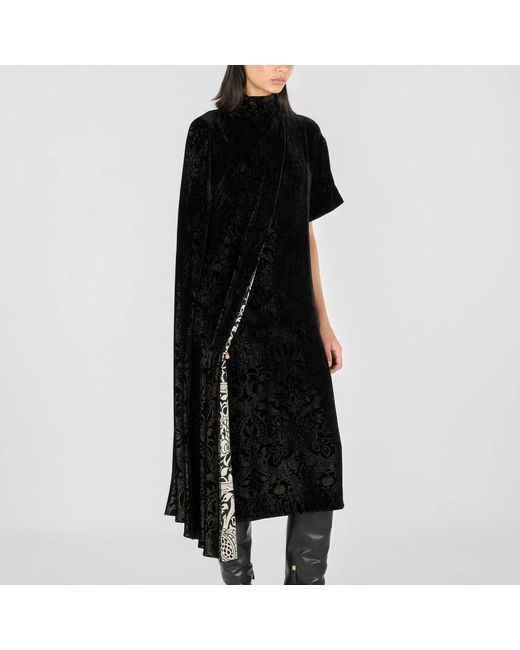 Roberto Cavalli Black Midi Dresses