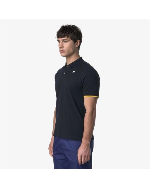 K-Way Blue Polo Shirts for men