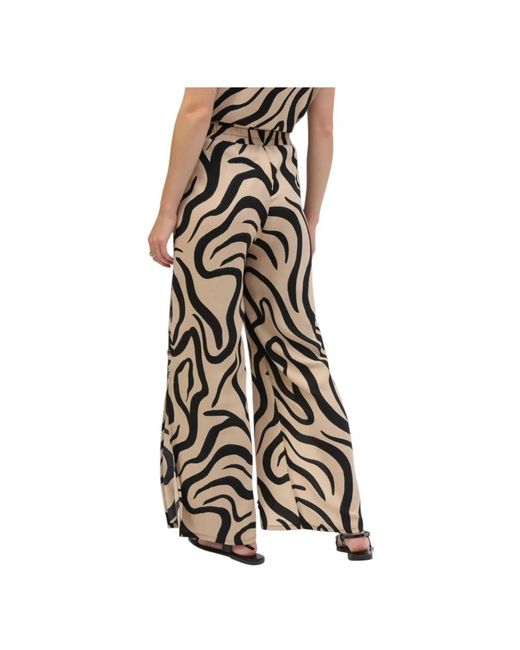 Joseph Ribkoff Natural Wide Trousers