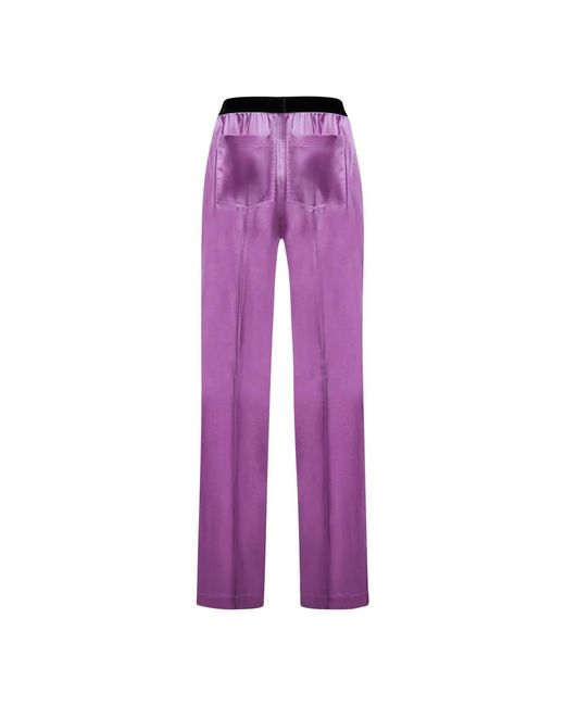 Tom Ford Purple Straight Trousers
