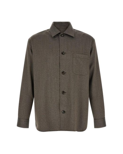 Brioni Werkshirt in het Green voor heren