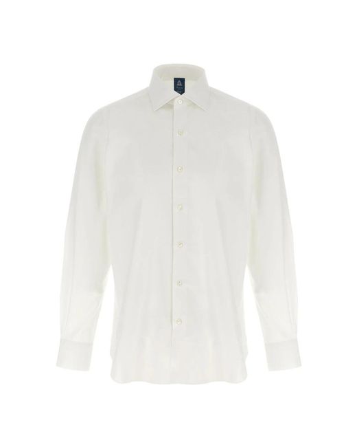 Finamore 1925 White Formal Shirts for men