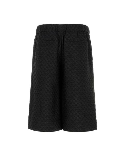 McQueen Black Bermudas for men