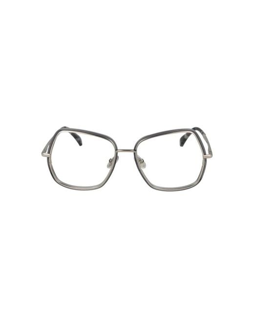 Max Mara Metallic Glasses