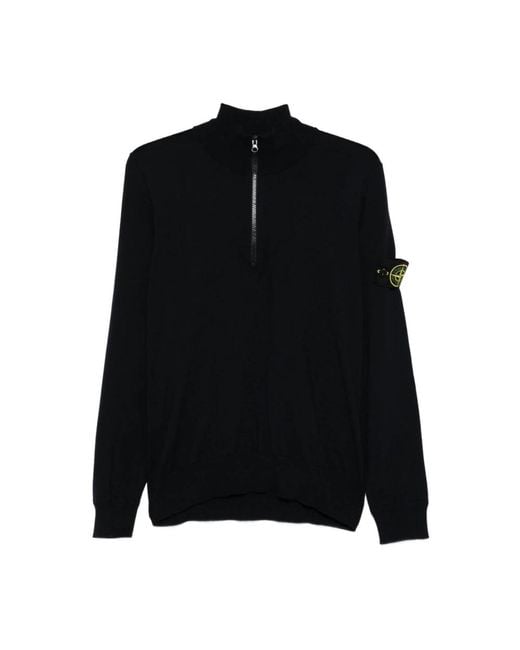 Stone Island Black Turtlenecks for men