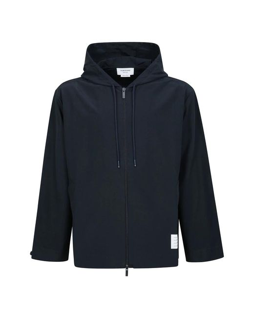 Thom Browne Blue Rain Jackets for men