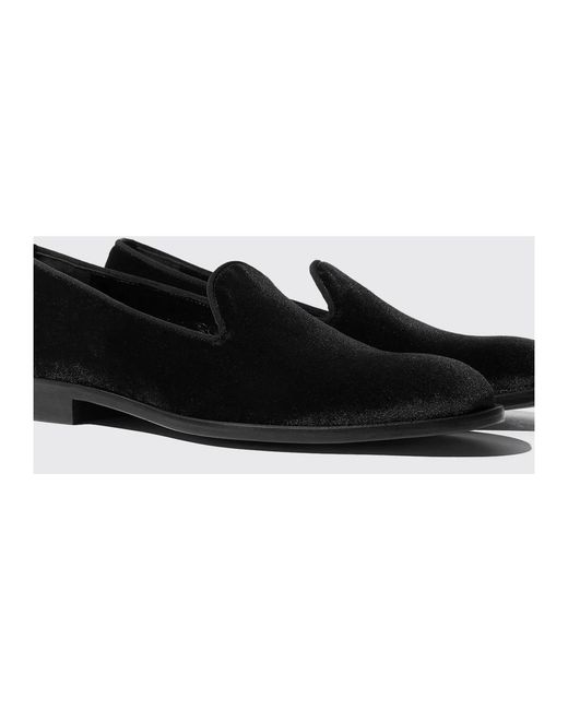 Scarosso Black Loafers for men