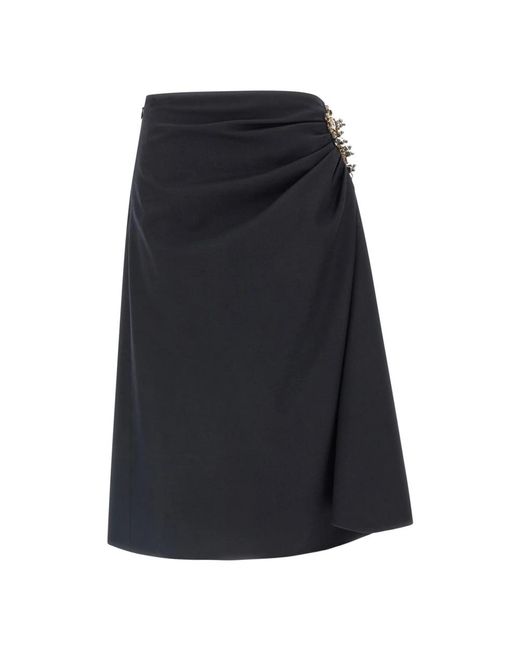 Midi Skirts Dries Van Noten de color Black