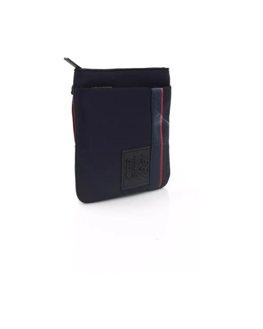 Cerruti 1881 Blaue polyester messenger tasche mit reißverschluss in Blue für Herren