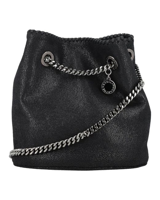 Stella McCartney Black Bucket Bags