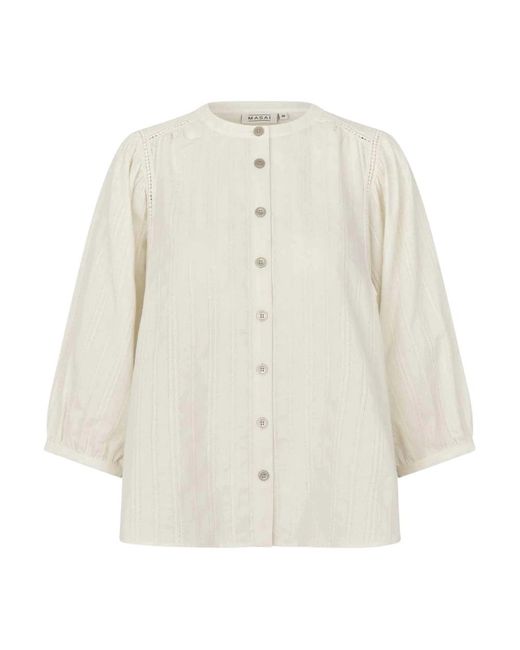 Blouses Masai de color White