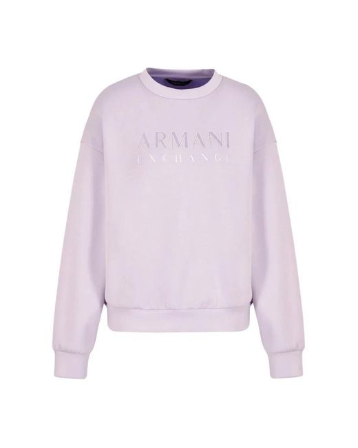 Armani Exchange Purple Sweatshirts