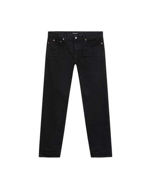 Saint Laurent Black Straight Fit Jeans for men