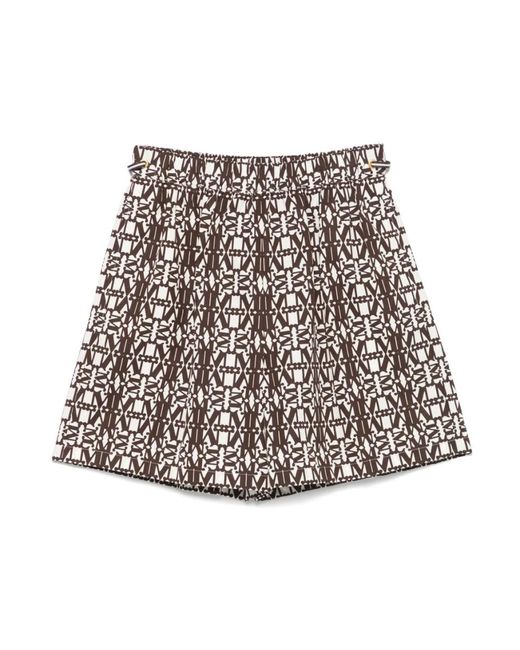 Short Shorts Max Mara de color Brown