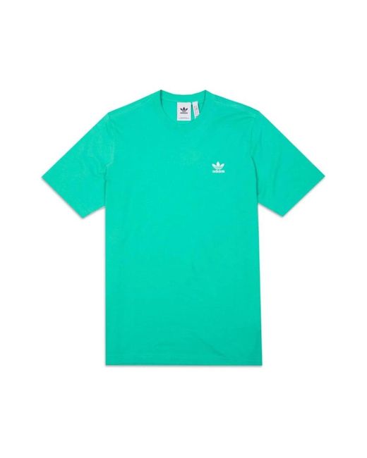 Camiseta verde con logo trefoil Adidas Originals de color Green