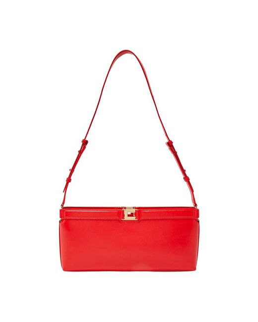 Elisabetta Franchi Red Shoulder Bags