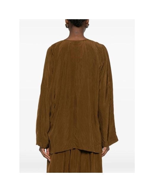 Blouses Uma Wang de color Brown