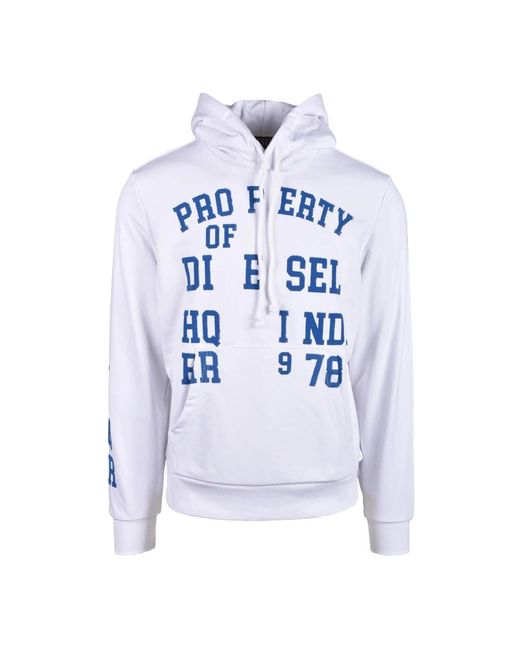 DIESEL Baumwollmischung Sweatshirt in Blue für Herren
