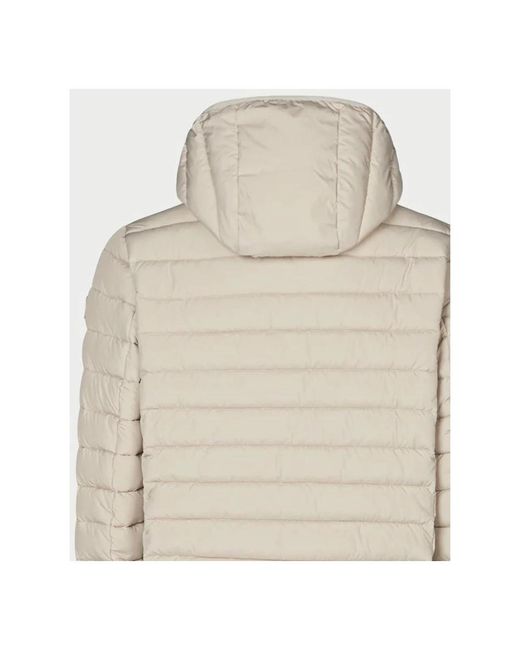 Save The Duck Jassen ,Polyester Erion Puffer Jacket in het Natural voor heren