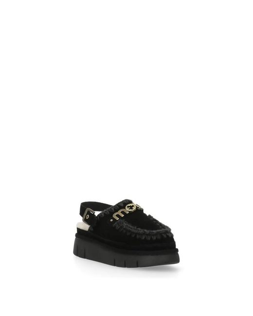 Mou Black Clogs