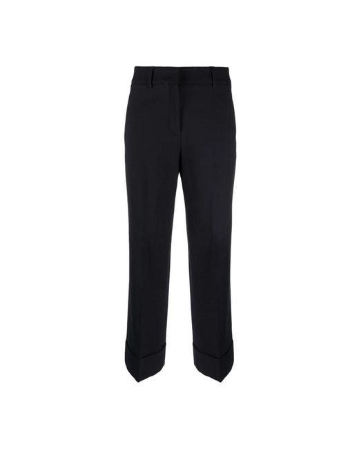 Incotex Black Cropped Trousers