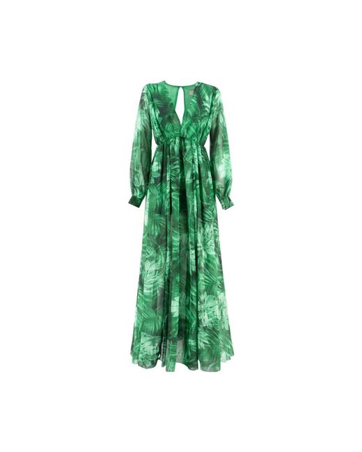Ermanno Scervino Green Maxi Dresses