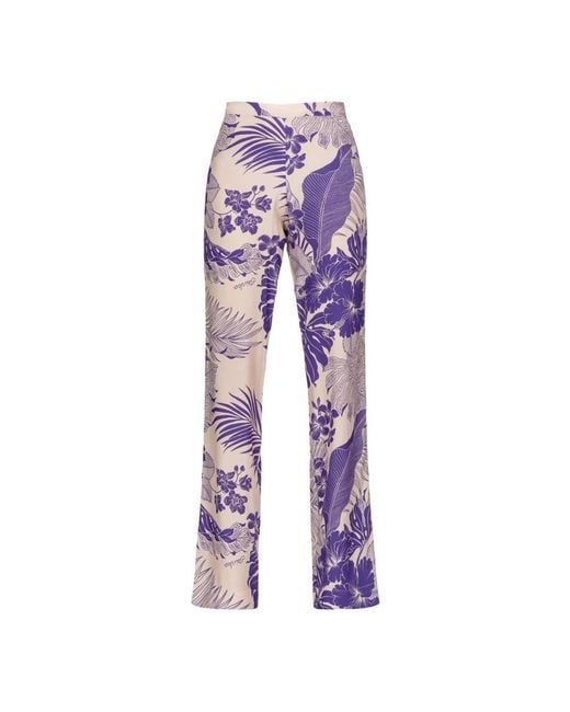 Pinko Purple Wide Trousers