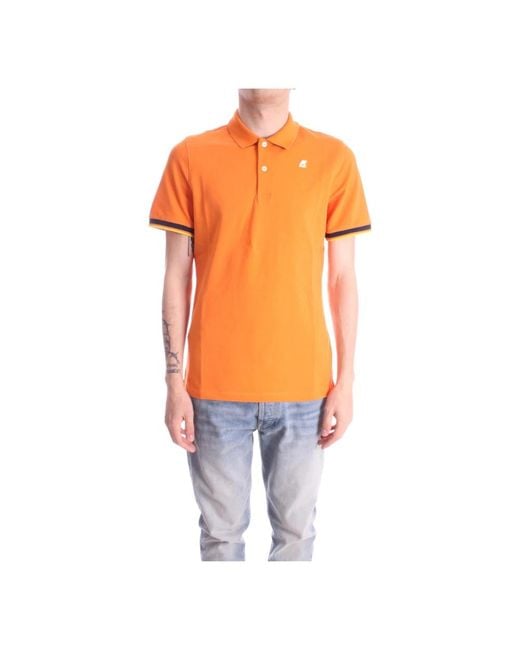 K-Way Orange Polo Shirts for men