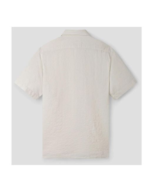 Hartford White Short Sleeve Shirts for men