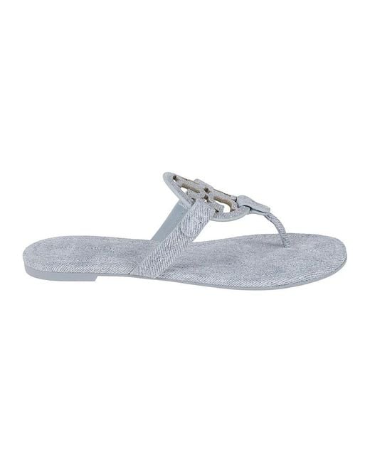 Tory Burch Blue Flip Flops