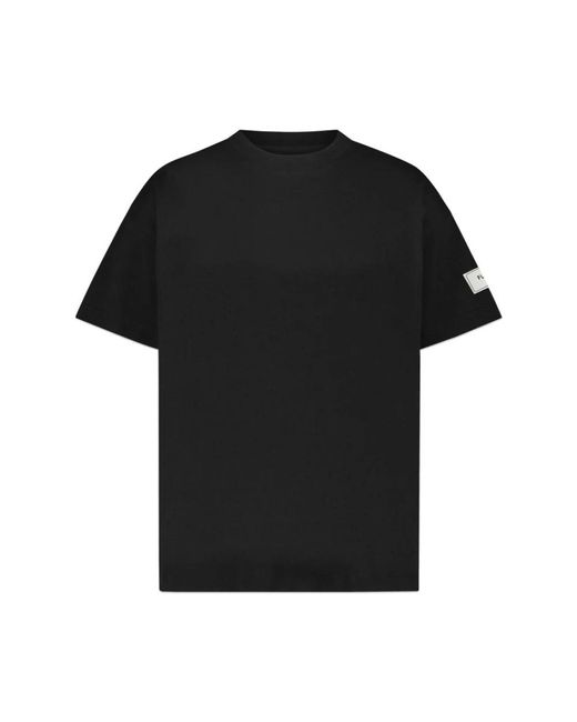 flâneur Zwart Atelier T-Shirt in het Black voor heren
