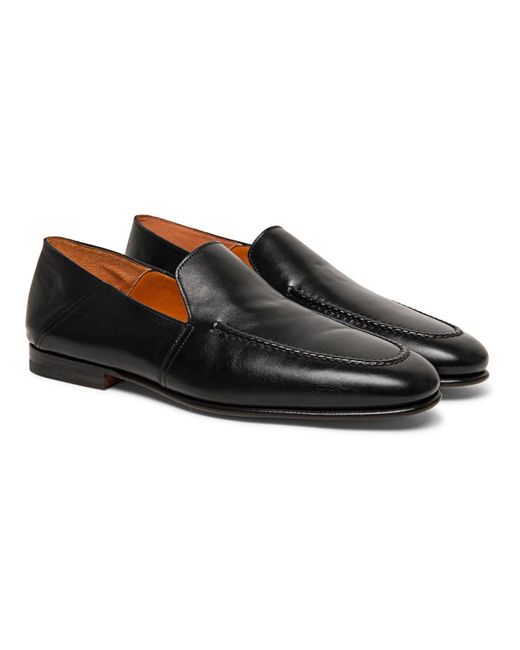 Shoes > flats > loafers Santoni pour homme en coloris Black