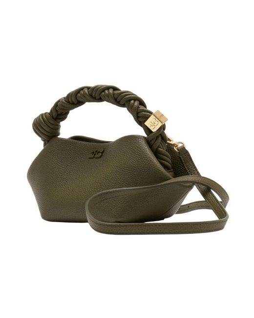 Ganni Green Handbags