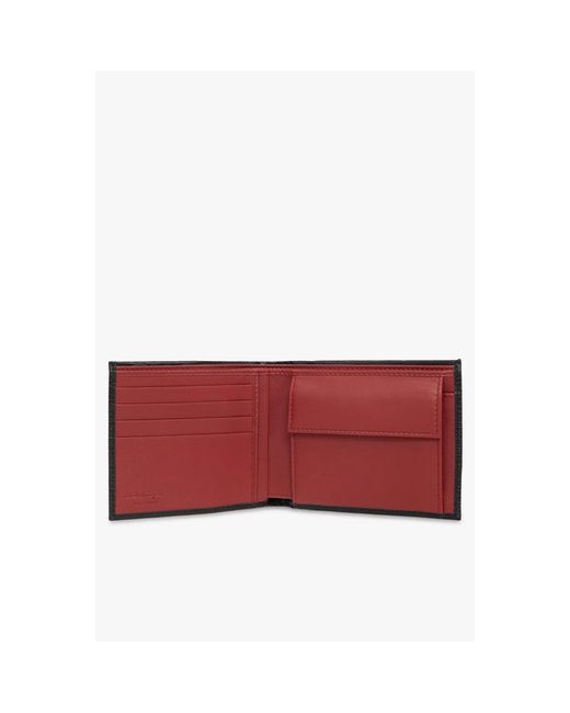 Ferragamo Lederbrieftasche in Black für Herren