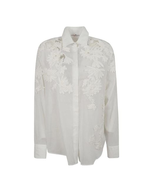 Ermanno Scervino Stijlvolle Camicia Overhemden in het Gray