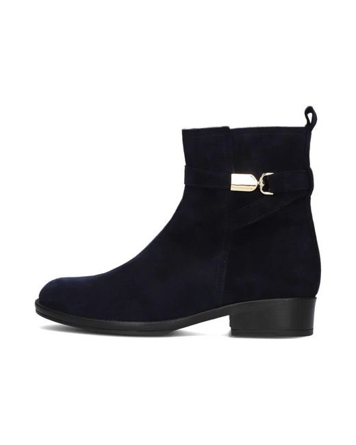 Gabor Blue Dunkelblaue Wildleder-Stiefeletten 601.1
