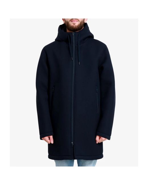 Herno Jassen ,Blauw ,Polyester Lange Parka in het Blue voor heren
