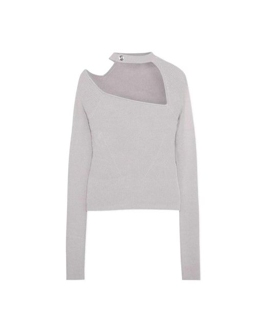 Round-Neck Knitwear Jonathan Simkhai en coloris White