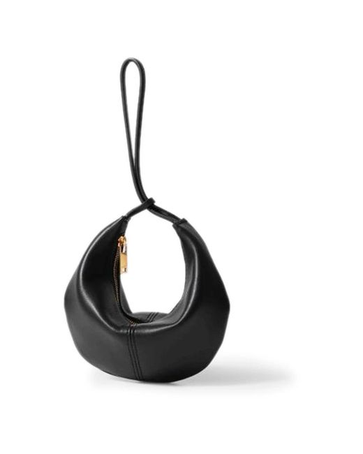 Jil Sander Black Mondtasche