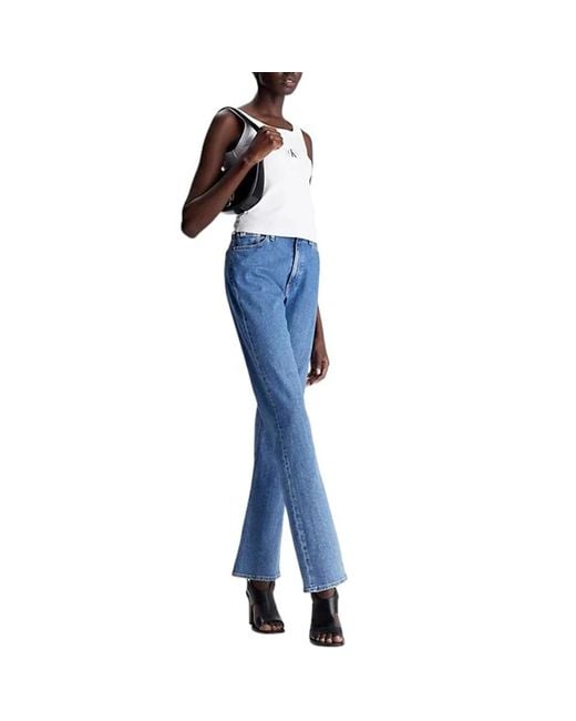 Calvin Klein Blue Authentische bootcut denim jeans