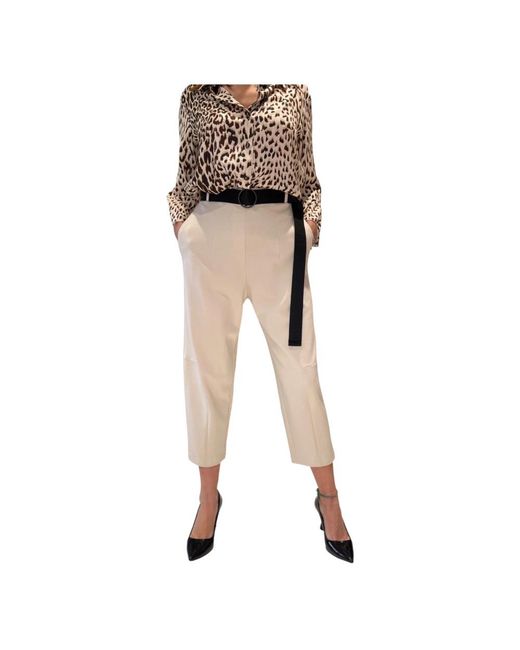 Imperial Black Cropped Trousers