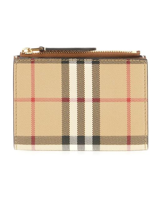 Wallets & Cardholders di Burberry in Natural
