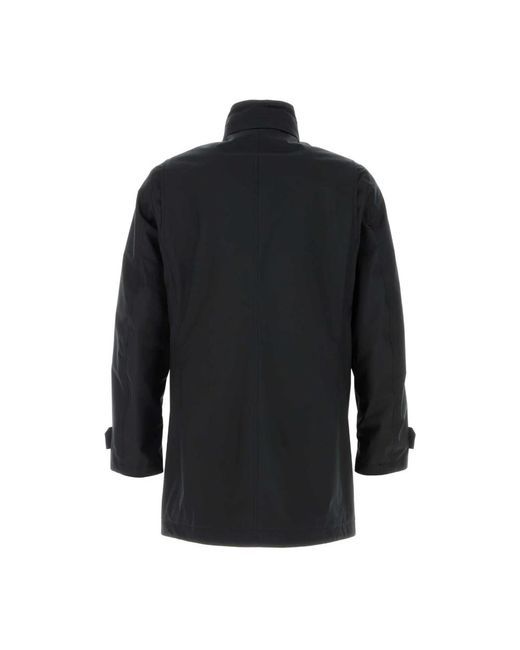 Moorer Black Parkas for men