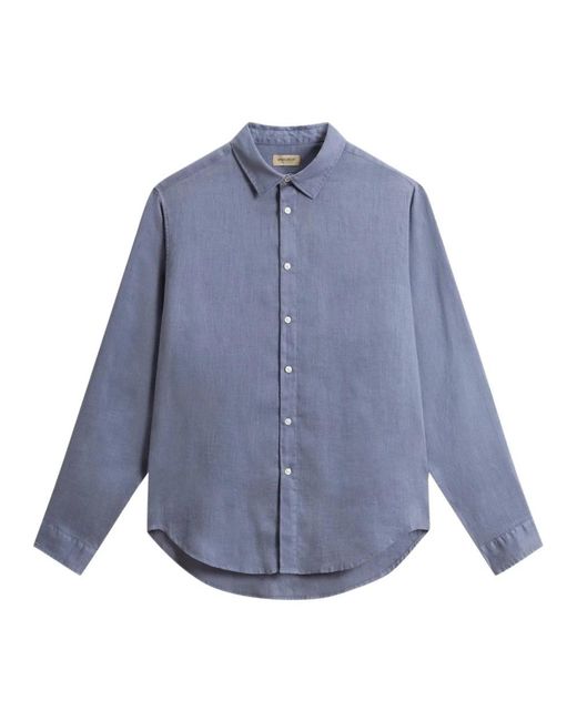 Woolrich Blue Casual Shirts for men