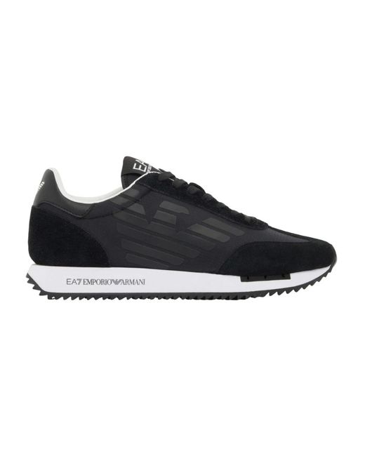 EA7 Black Sneakers for men
