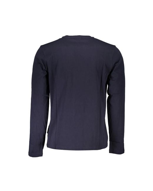 Napapijri Blue Long Sleeve Tops for men