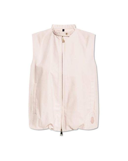 Moncler Jassen ,Roze ,Grui Vest in het Pink