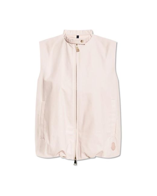 Moncler Jassen ,Roze ,Grui Vest in het Pink